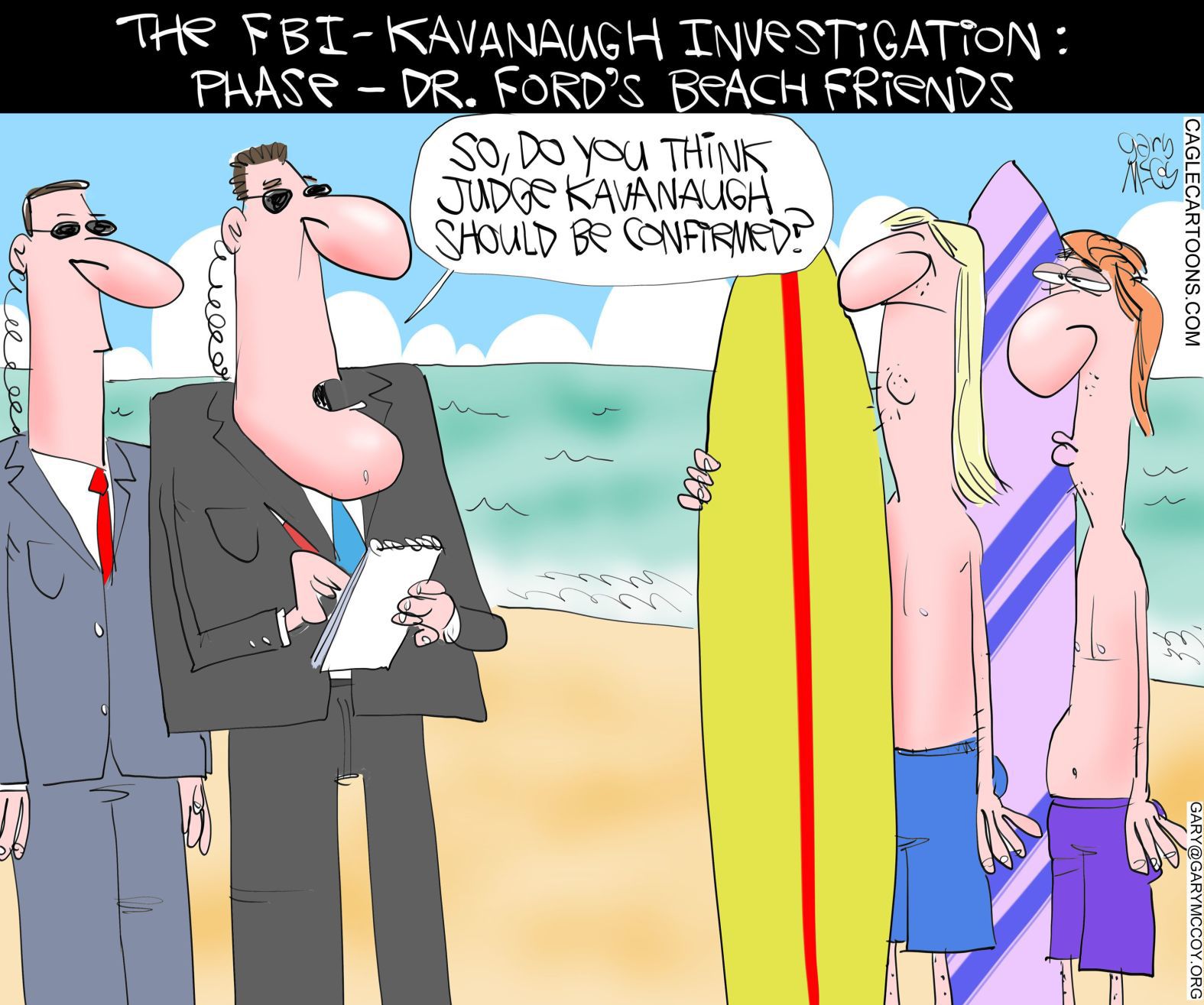 Kavanaugh confirmation cartoon